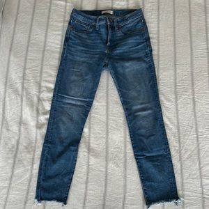 Madewell High Waisted Skinny Crop